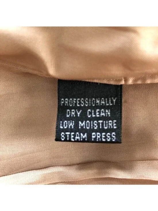 Ellen Tracy Pencil Skirt Womens Size 8 Wool Straight Lined Knee Length Tan - Picture 9 of 9